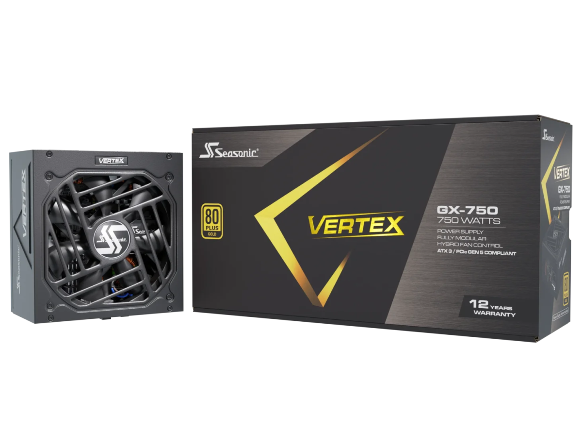 Seasonic VERTEX GX ATX 3.1 - 750W Power Supply | 12751GXAFS - Vektra Computers LLC Seasonic VERTEX GX ATX 3.1 - 750W Power Supply | 12751GXAFS - Vektra Computers LLC